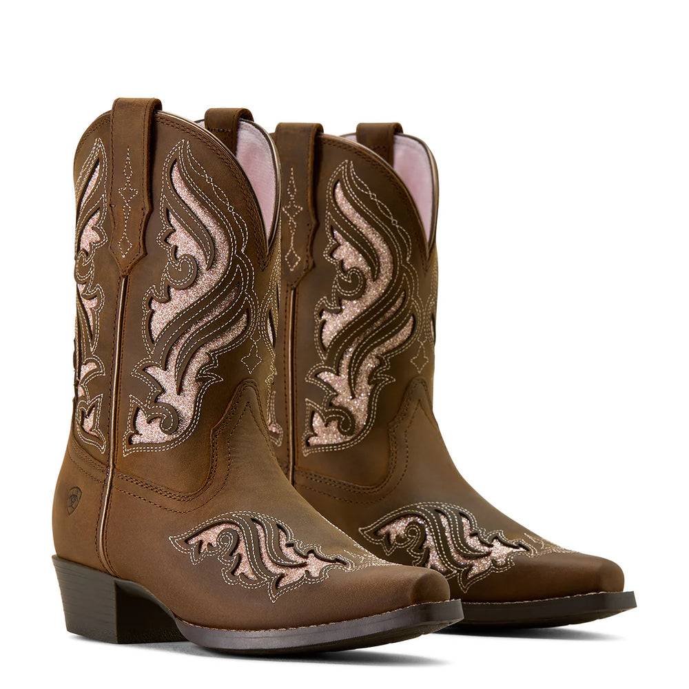 Ariat - Kids Fashion Bliss Sassy Brown Western Boot