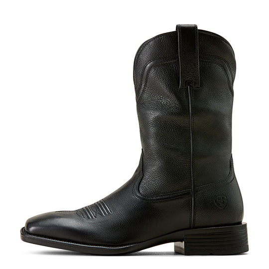 Ariat - Men's Alden Eclipse Black Wide Square Toe Western Boot