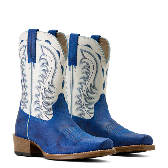 Ariat - Women's Salina Narrow Cutter Toe Boot Blueberry/Smokey Cream
