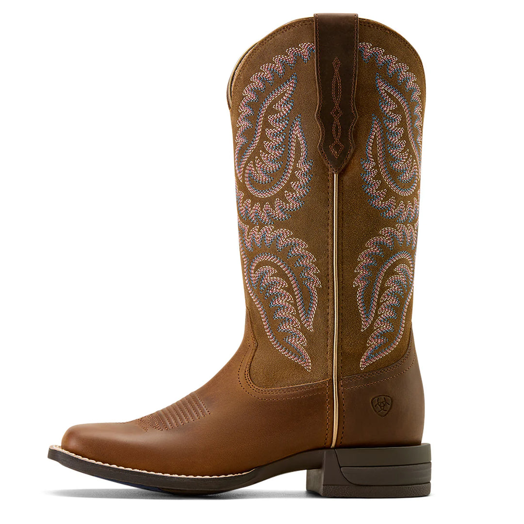 Ariat - Women's Cattle Caite Wide Square Toe Western Boot