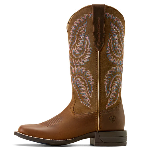 Ariat - Women's Cattle Caite Wide Square Toe Western Boot