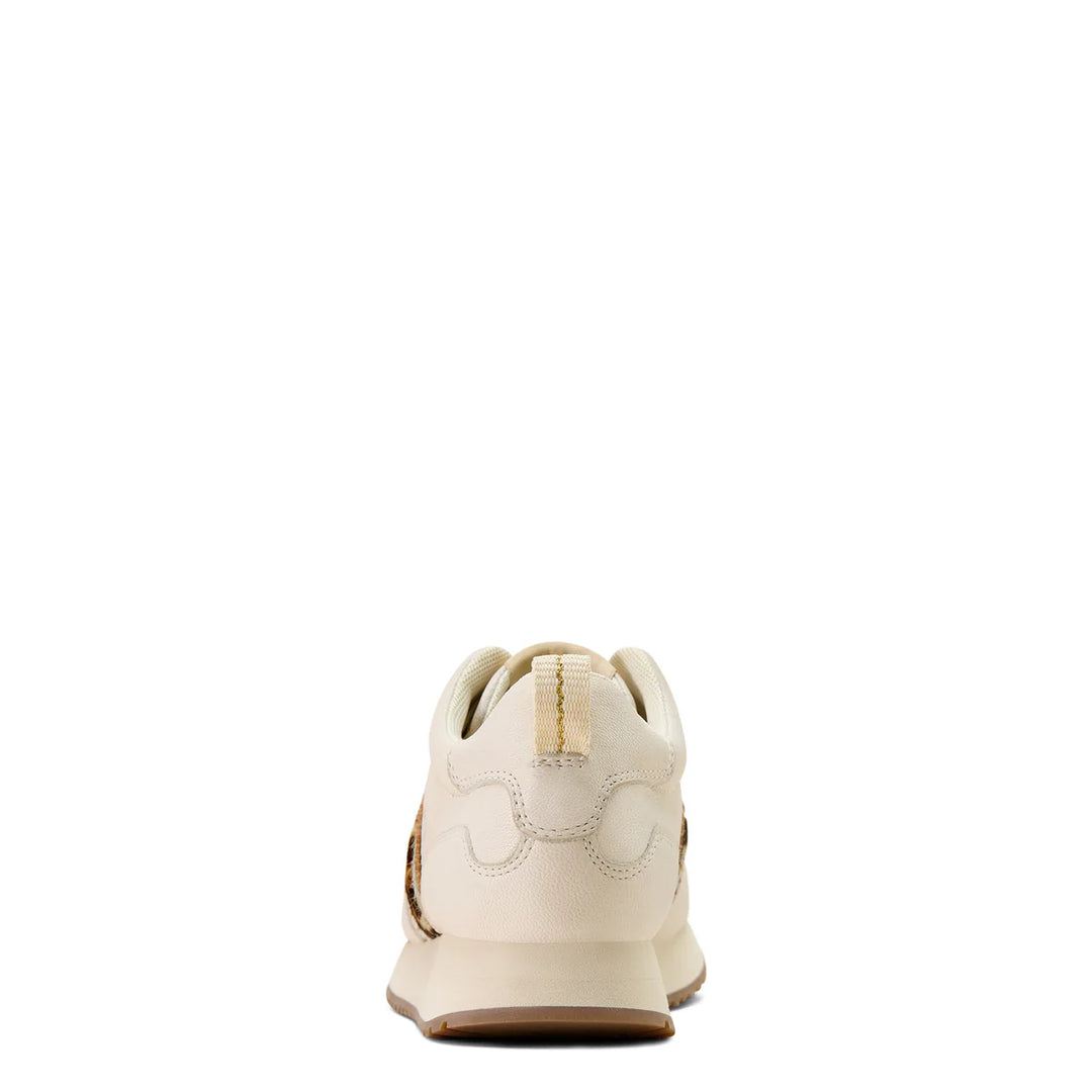 Ariat - Women's Ranch Runner Bright Cream/Gilded Leopard Hair On