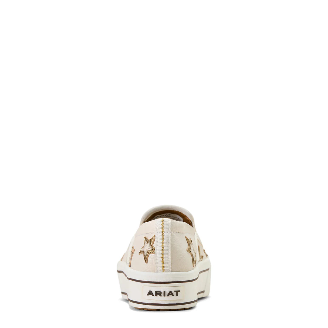 Ariat - Women's Skylar Star Slip On Ivory Pearl