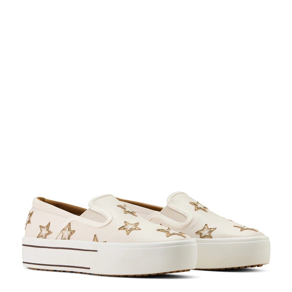 Ariat - Womens Skylar Star Slip On Ivory Pearl