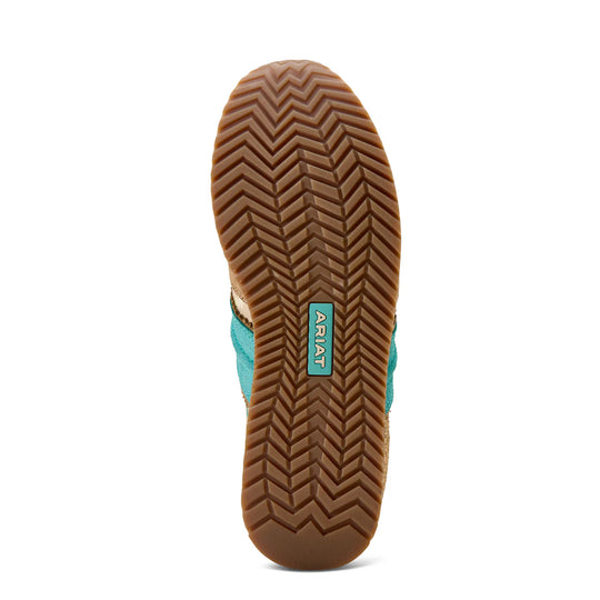 Ariat - Women's Ranch Runner Turquoise Blanket/Metallic Bronze