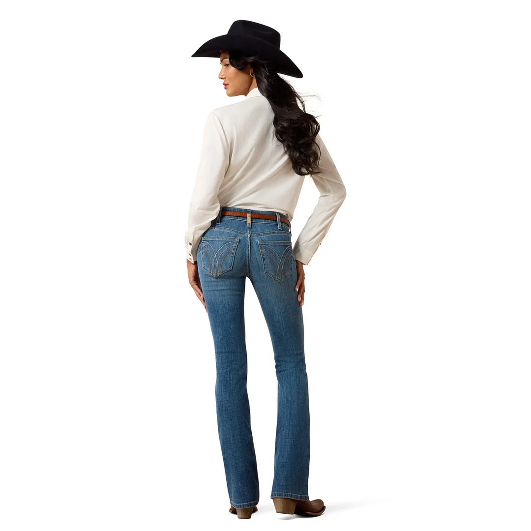 Ariat - Womens Mid Rise Esti Boot Cut Jeans