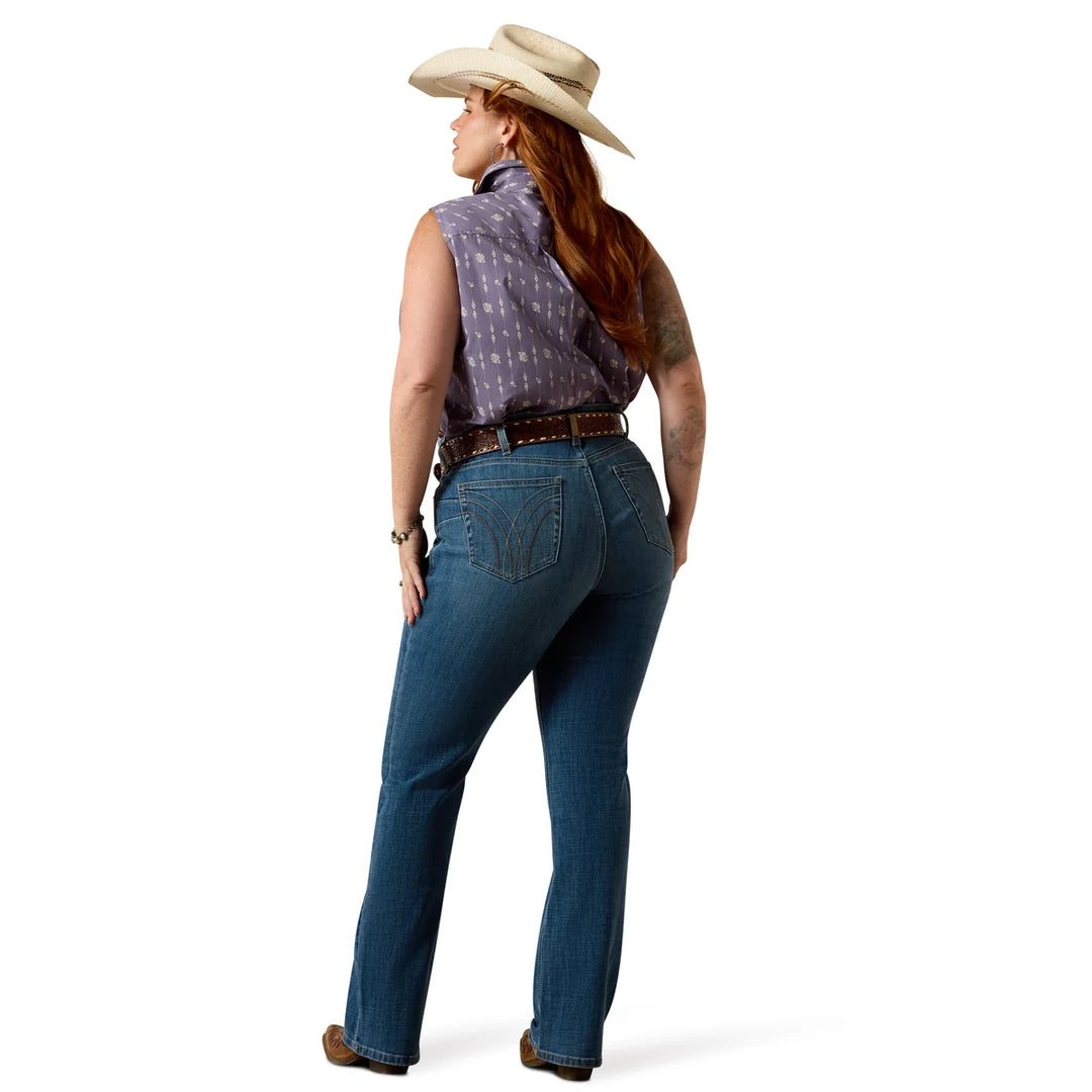 Ariat - Womens Mid Rise Esti Boot Cut Jeans