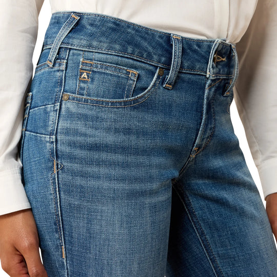 Ariat - Womens Mid Rise Esti Boot Cut Jeans