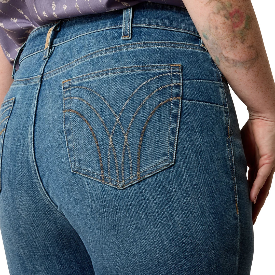 Ariat - Womens Mid Rise Esti Boot Cut Jeans