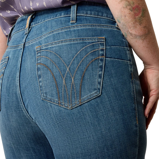 Ariat - Womens Mid Rise Esti Boot Cut Jeans