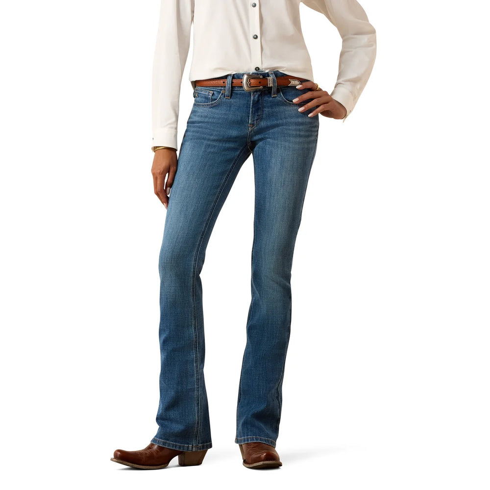 Ariat - Womens Mid Rise Esti Boot Cut Jeans