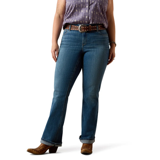 Ariat - Womens Mid Rise Esti Boot Cut Jeans