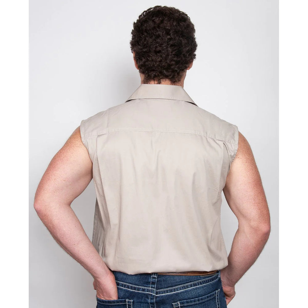 Just Country - Mens Jack Stone Sleeveless Workshirt