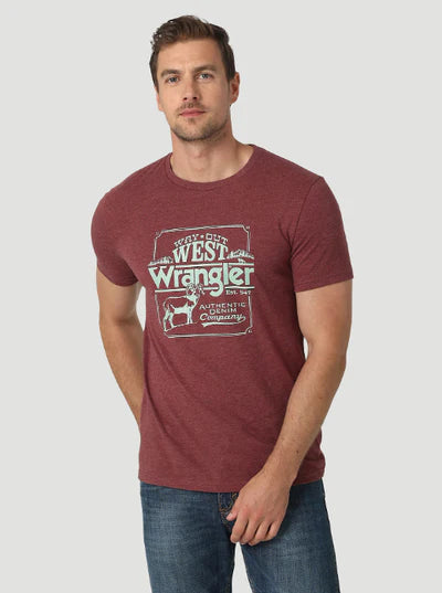 Wrangler - Mens Way Out West Tee