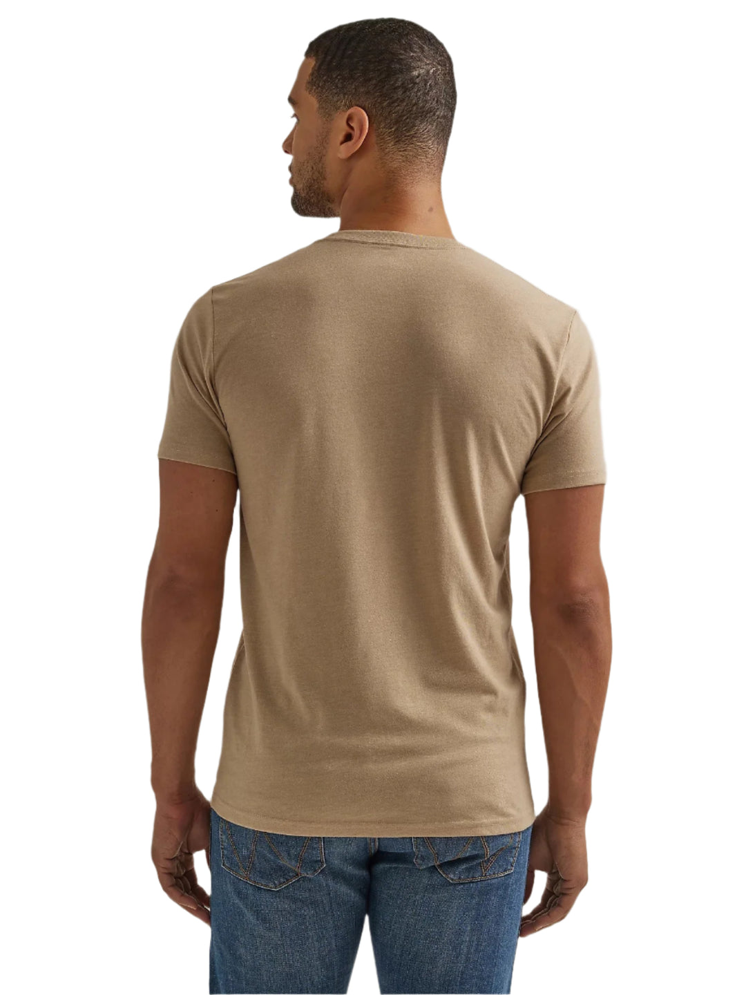 Wrangler - Mens Khaki Rope Tee