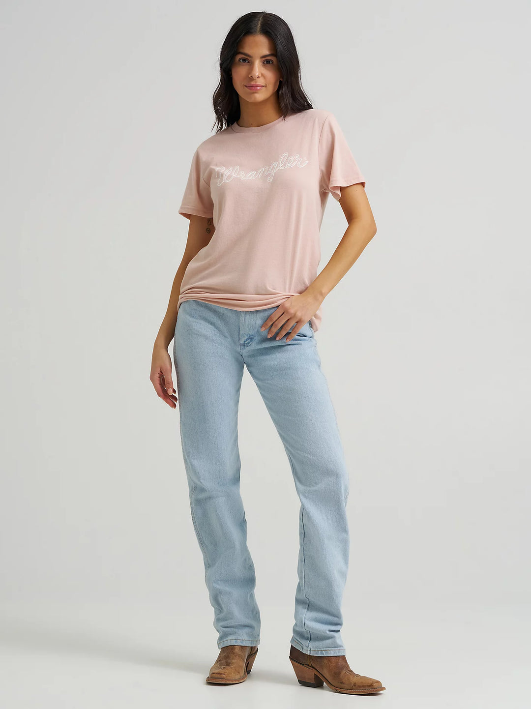Wrangler - Womens Rope Logo Reg Fit Tee