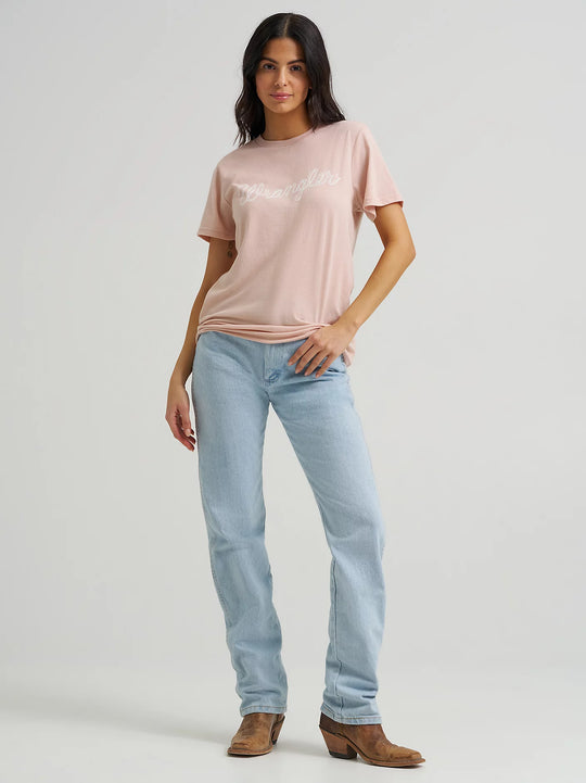 Wrangler - Womens Rope Logo Reg Fit Tee