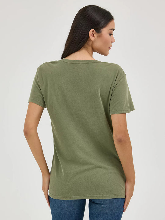 Wrangler - Womens Sage Cactus Tee