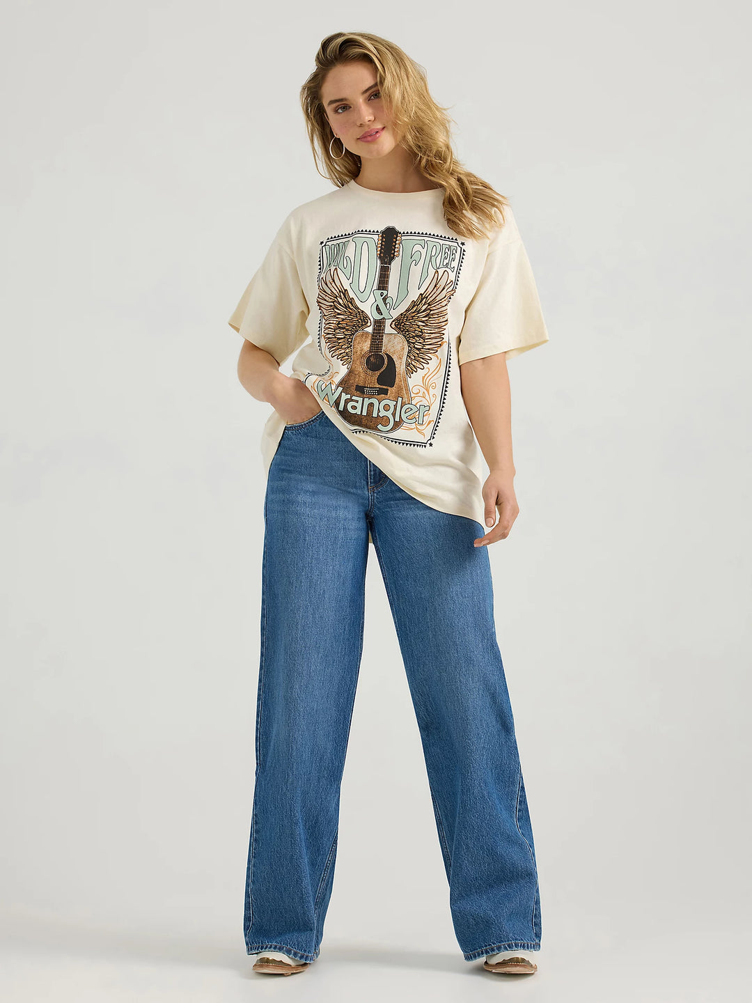 Wrangler - Womens Wild & Free Tee