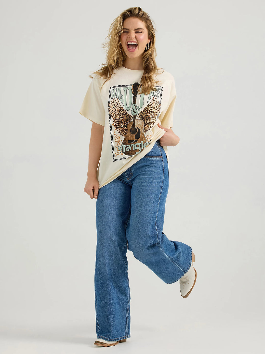 Wrangler - Womens Wild & Free Tee