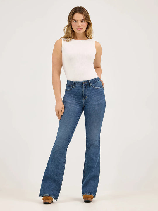 Wrangler - Womens Bespoke Hi Rise Flare Jeans