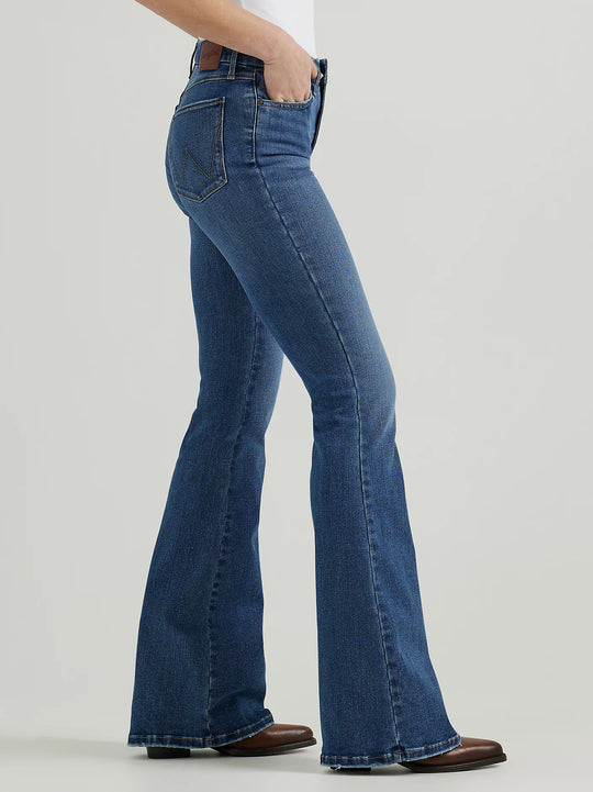 Wrangler - Womens Bespoke Hi Rise Flare Jeans