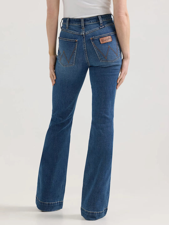 Wrangler - Womens Retro Bailey High Rise Trouser Jean