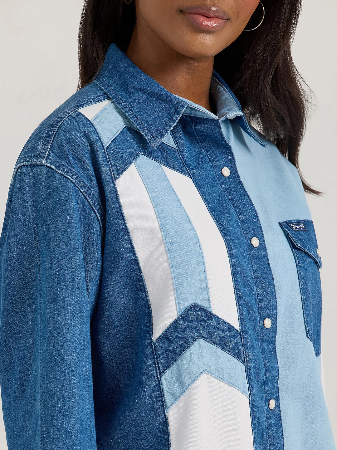 Wrangler - Womens Terri Denim Arena Shirt