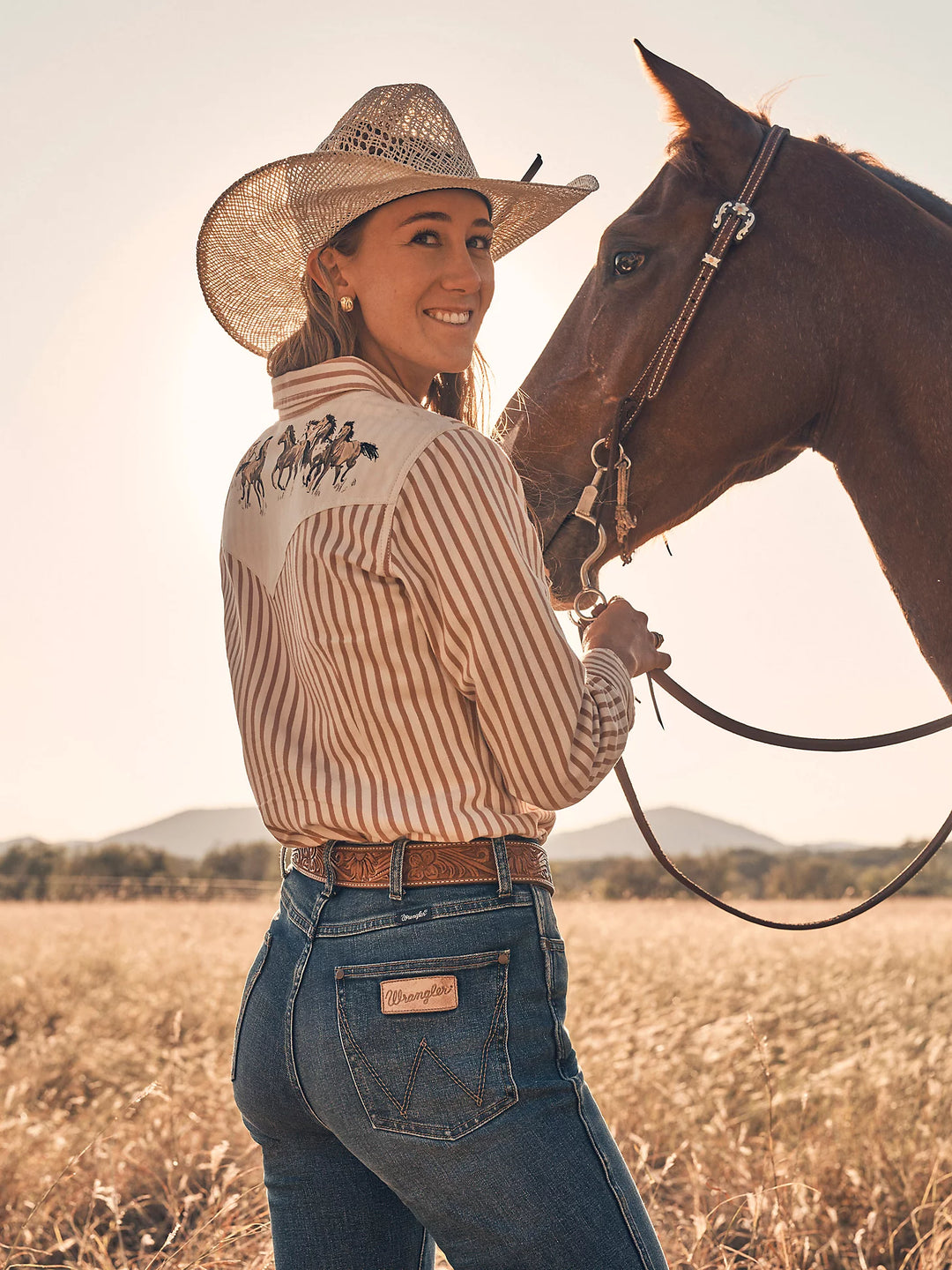 Wrangler - Womens Wild Horses Arena Shirt