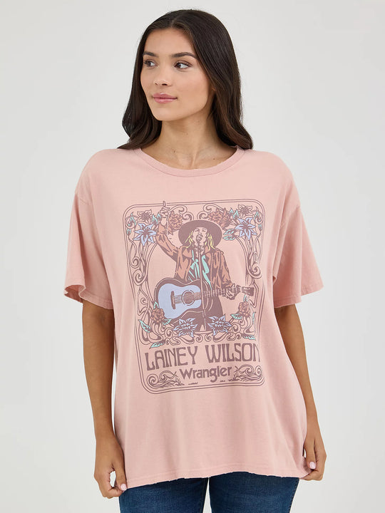 Wrangler - Womens Pink Lainey Wilson Tee