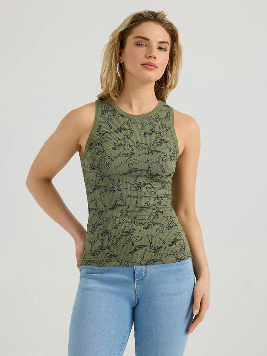 Wrangler - Womens Green Goddess Tank