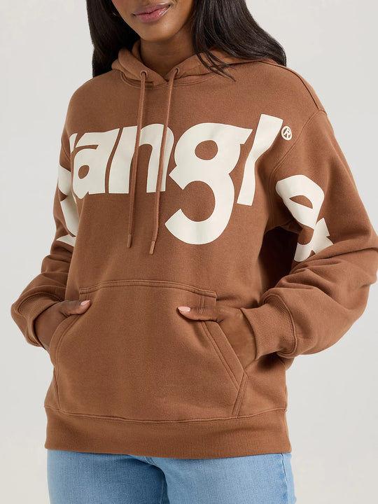 Wrangler - Womens Logo Tan Hoodie