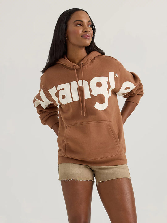 Wrangler - Womens Logo Tan Hoodie