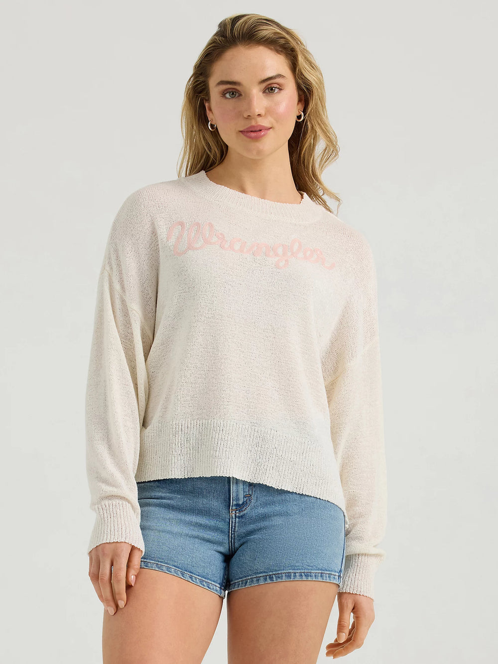 Wrangler - Womens Gauzy Knit Pullover