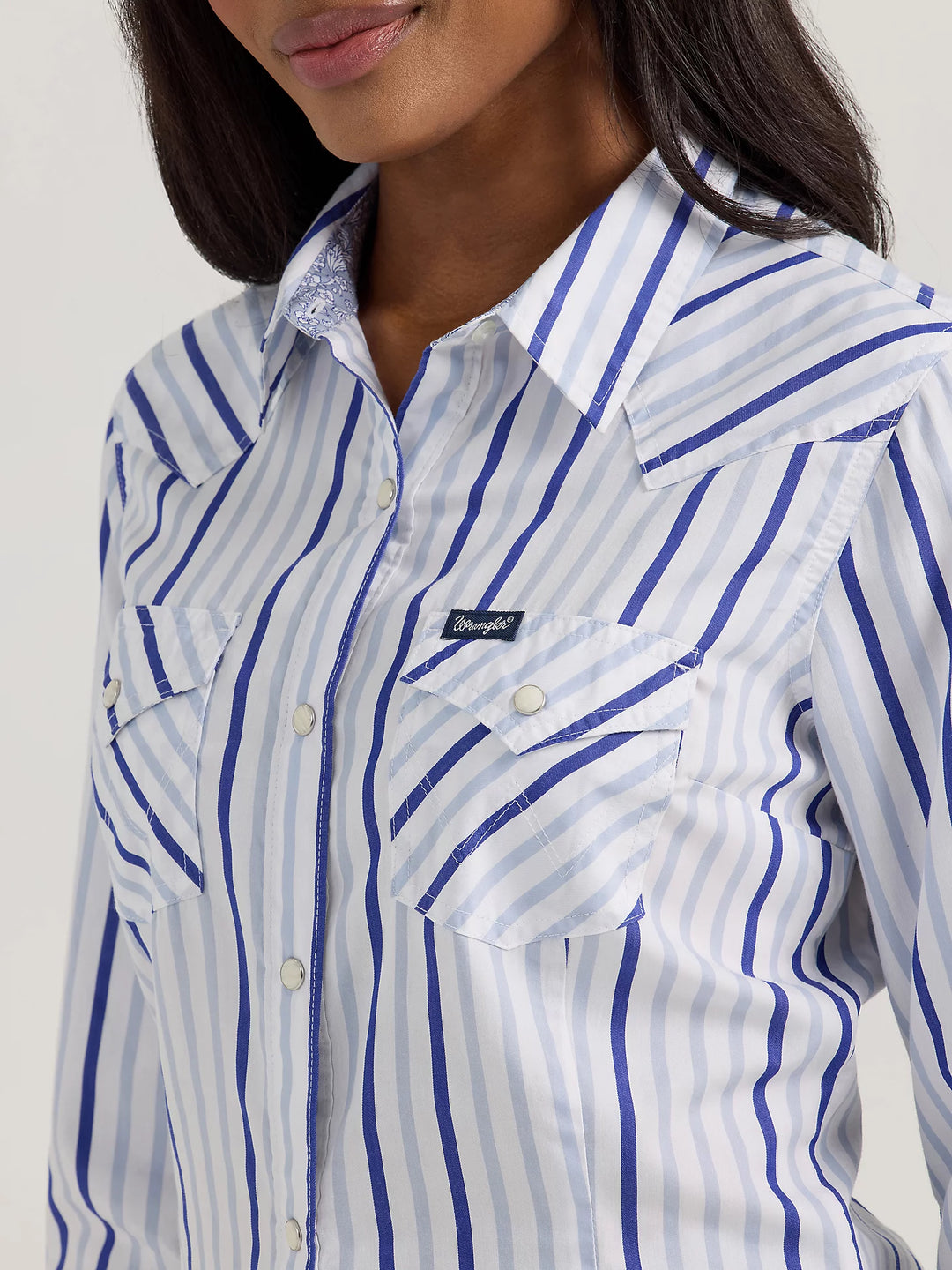 Wrangler - Womens Bessie Stripe Arena Shirt