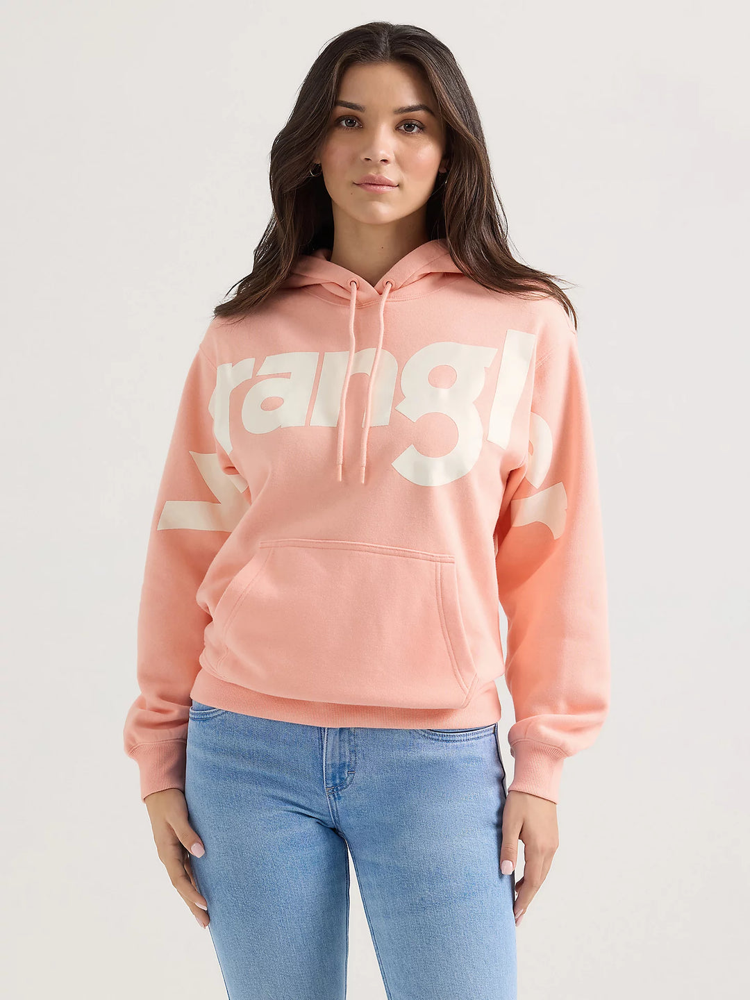 Wrangler - Womens Logo Pink Hoodie