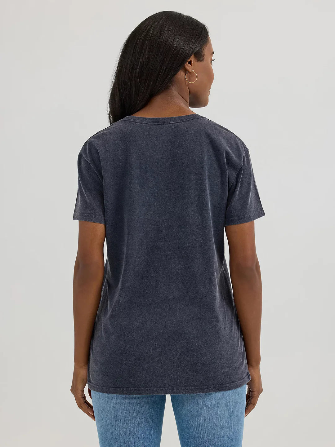 Wrangler - Womens Navy Cowboy Tee