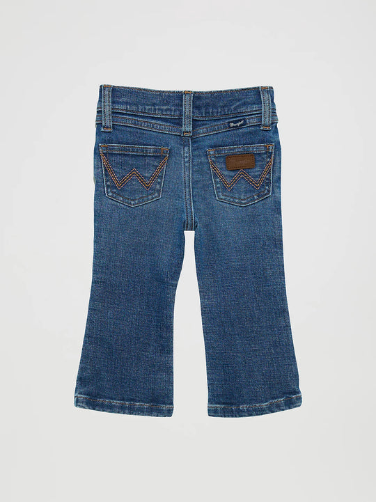 Wrangler - Girls Stitched Blue Jeans