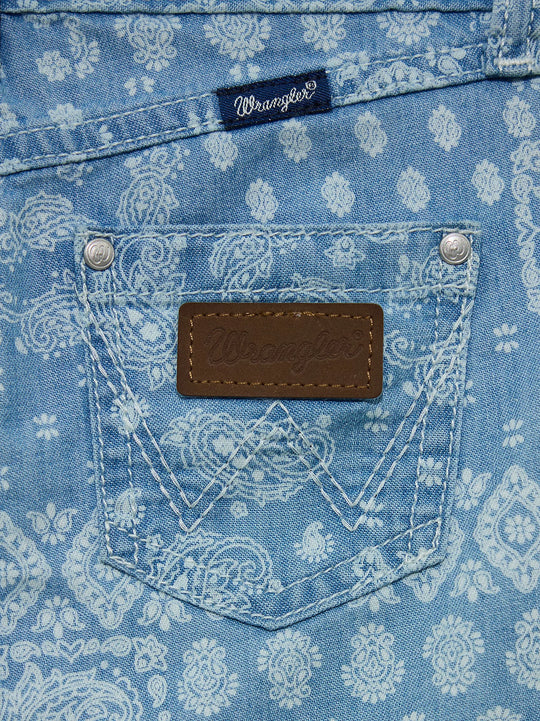 Wrangler - Girls Bandana Denim Skirt