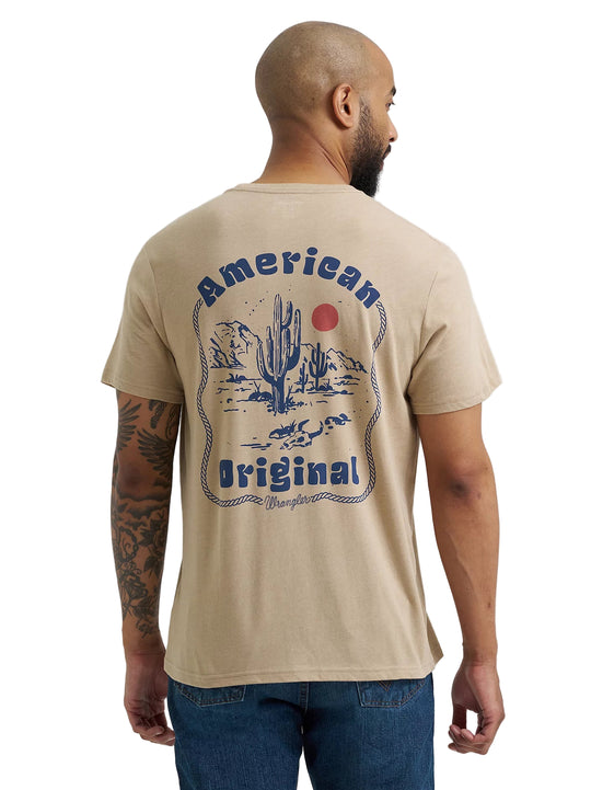 Wrangler - Mens Brown Trench Tee