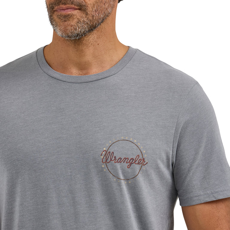 Wrangler - Mens Grey Monument Tee