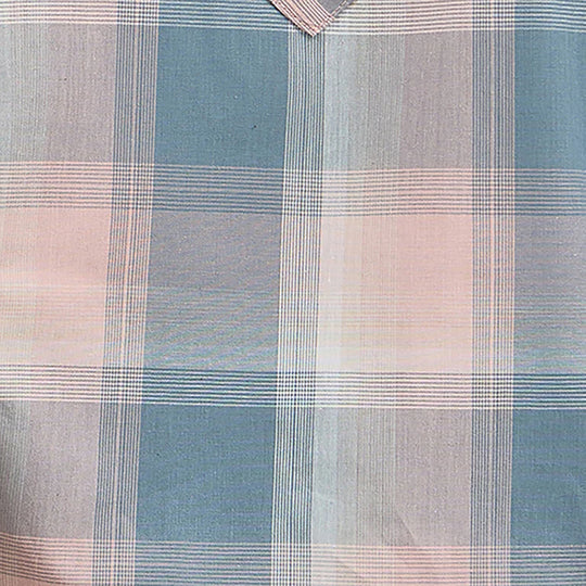 Wrangler - Womens Dusty Pink Western Snap Shirt