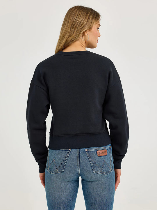 Wrangler - Womens Long Live Cowboy Sweatshirt