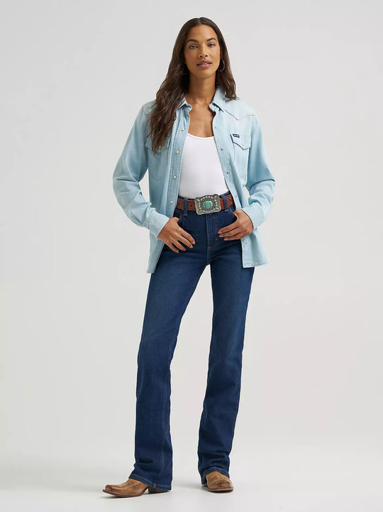Wrangler - Women's High Rise Rodeo Bootcut Riding Jean - Camila