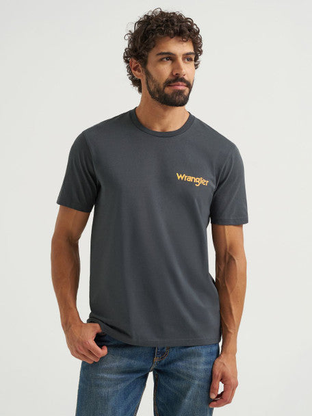 Wrangler - Mens Bucking Cowboy Graphic Tee