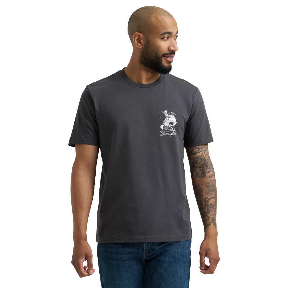 Wrangler - Mens Que Vivan Los Vaqueros Graphic Tee
