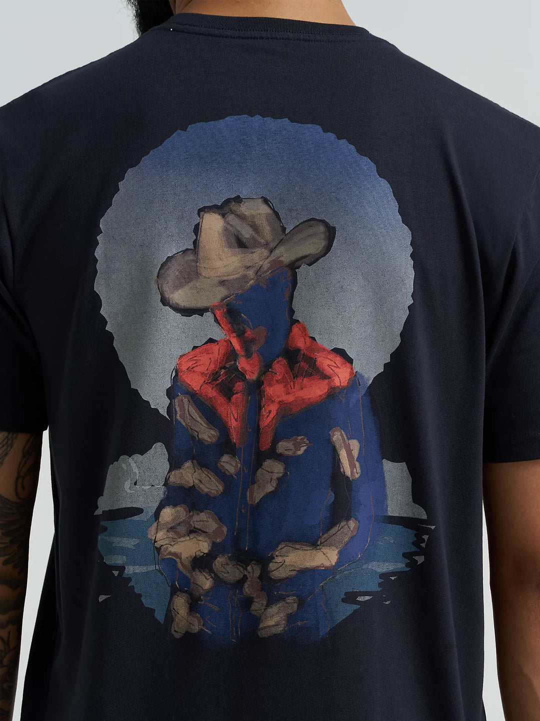 Wrangler - Mens Navy Graphics Tee