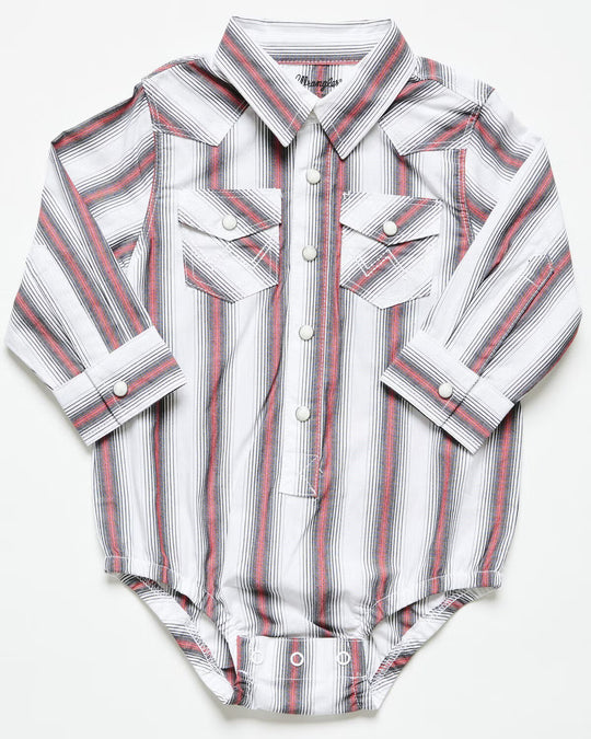 Wrangler - Baby Western Snap Bodysuit