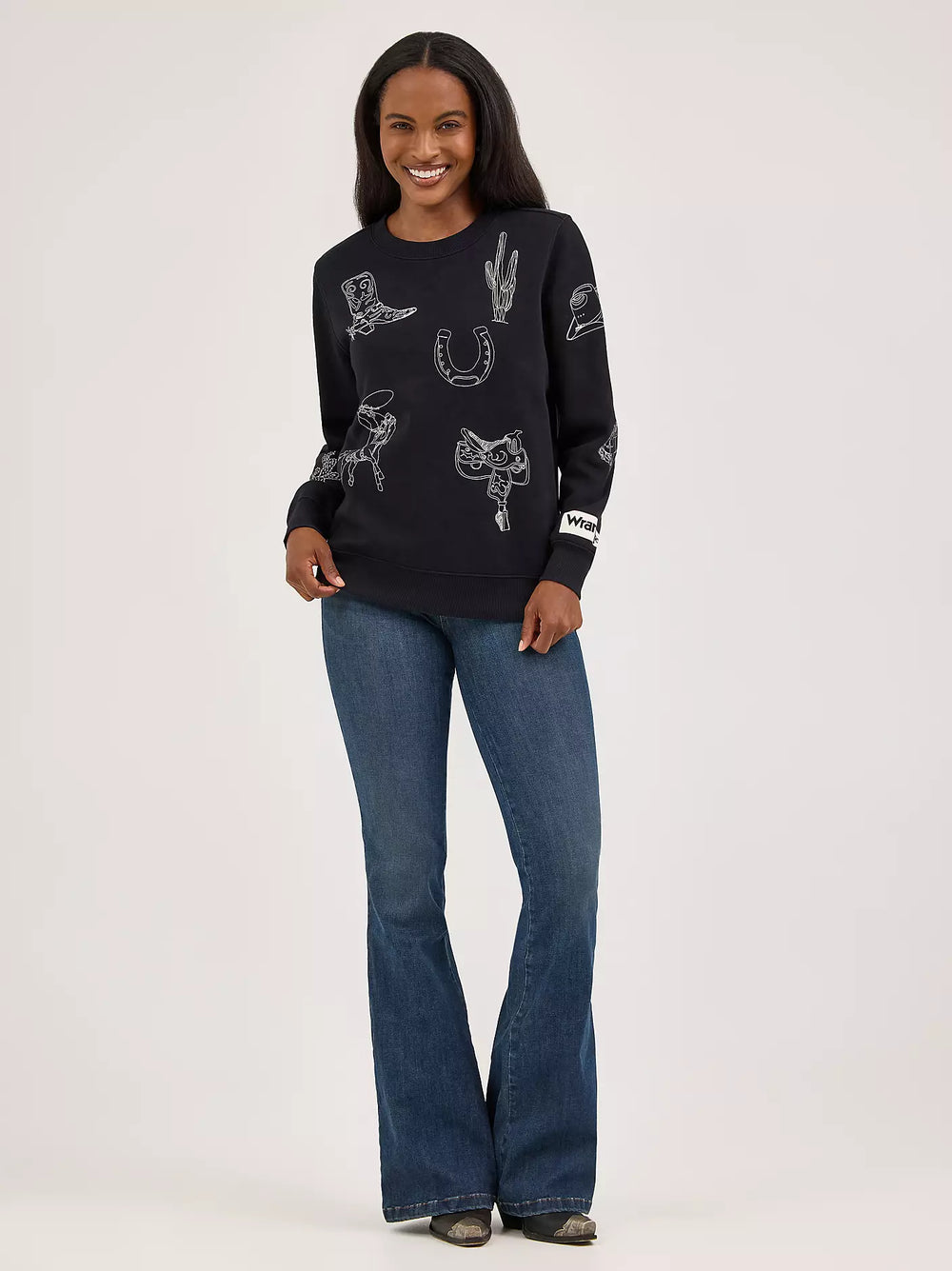 Wrangler- Women's Icons Pullover Sweatshirt