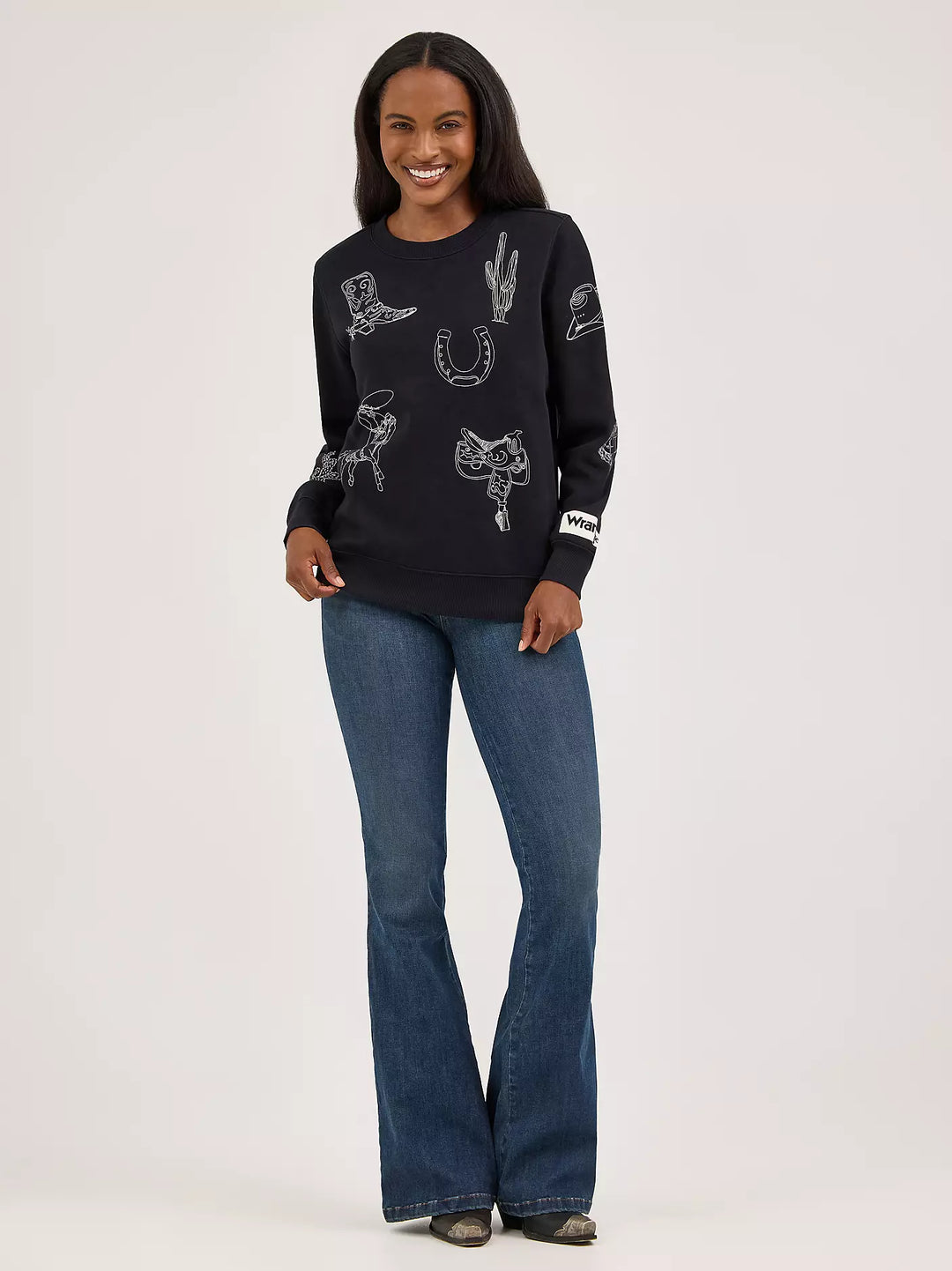 Wrangler- Women's Icons Pullover Sweatshirt